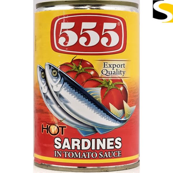 Picture of 555 Sardines in Tomato Sauce Hot 425g