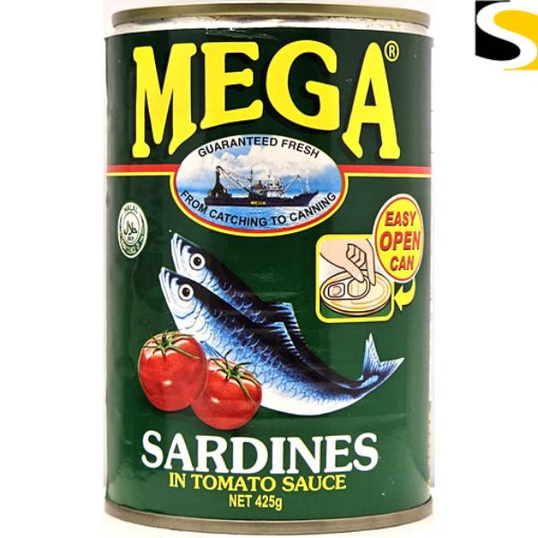 Picture of Mega Sardines Green 425g