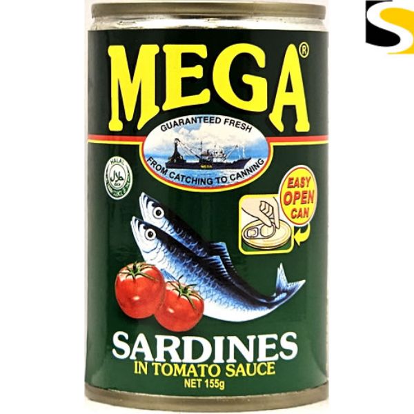 Picture of Mega Sardines Green 155g