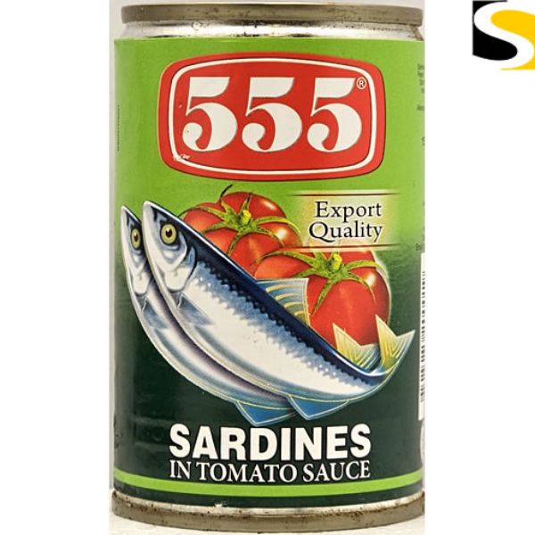 Picture of 555 Sardines Green 155g