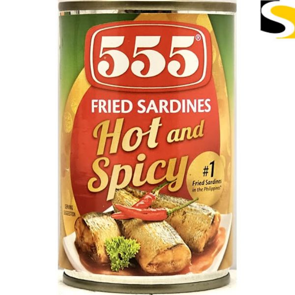 Picture of 555 Fried Sardines Hot & Spicy 155g