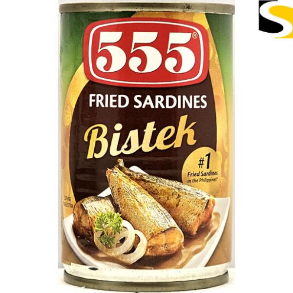 Picture of 555 Fried Sardines Bistek 155g