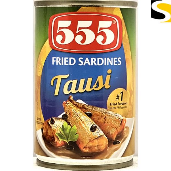 Picture of 555 Fried Sardines Tausi 155g