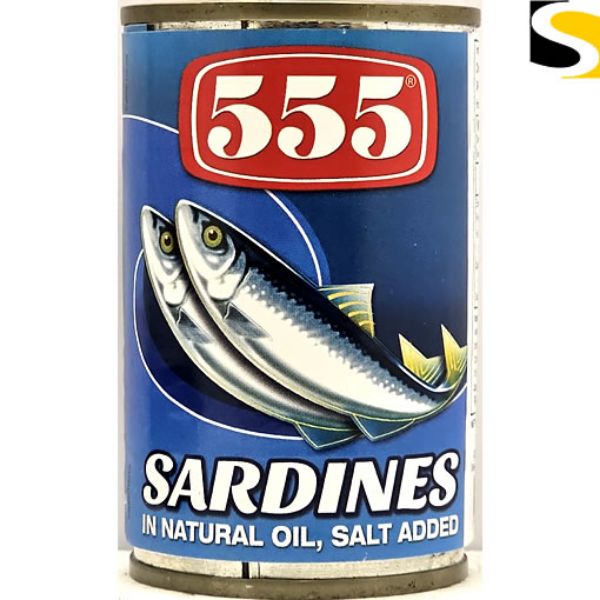 Picture of 555 Sardines in Natural Oil 155g