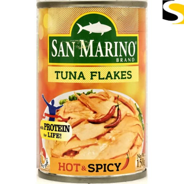 Picture of San Marino Tuna Flakes Hot and Spicy 150g