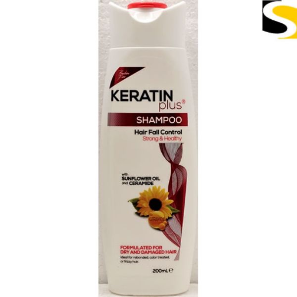 Picture of Keratin Plus Shampoo Hair Fall Control Red 200ml