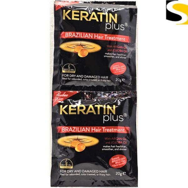 Picture of Keratin Plus Hair Treatment Black 6 x 20ml