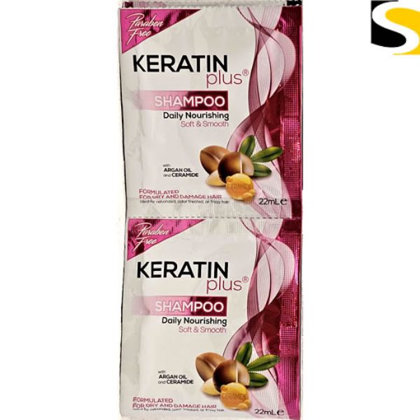 Picture of Keratin Plus Shampoo Daily Nourishing Pink 6 x 22ml