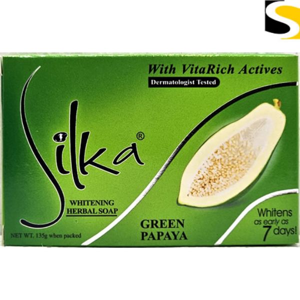 Picture of Silka Papaya Soap Green 135g