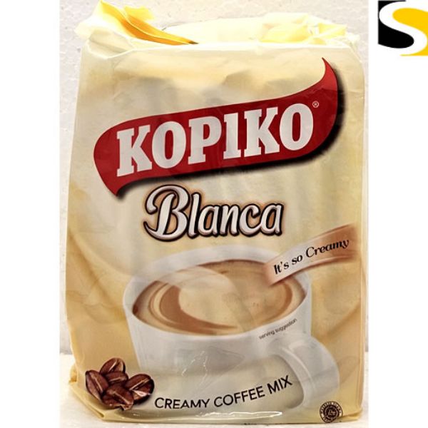 Picture of Kopiko Cafe Blanca Smooth Creamy Coffee Pouch 10x30g