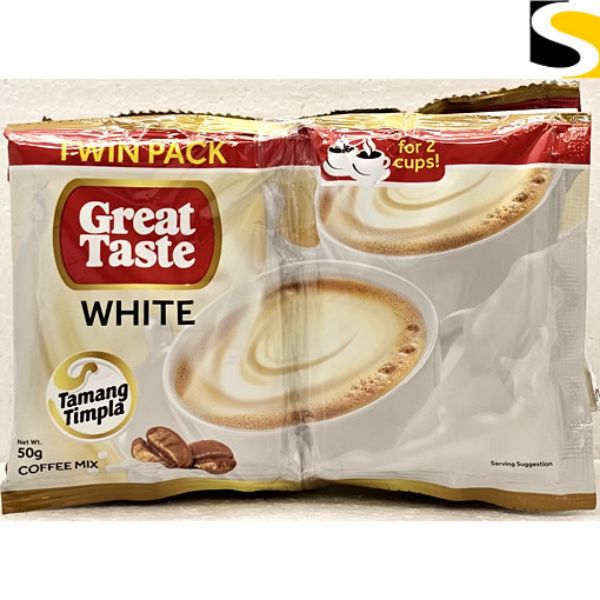 Picture of Great Taste White Coffee Twin Pack 5x50g