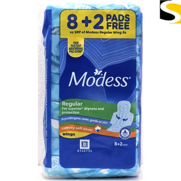 Picture of Modess Cotton Soft Pads Regular 8pcs