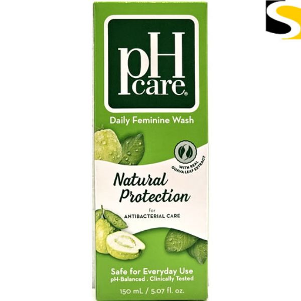 Picture of PH Care Natural Protection Feminine Wash Green 150ml