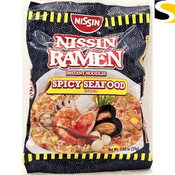 Picture of Nissin Ramen Instant Noodles Spicy Seafood 55g