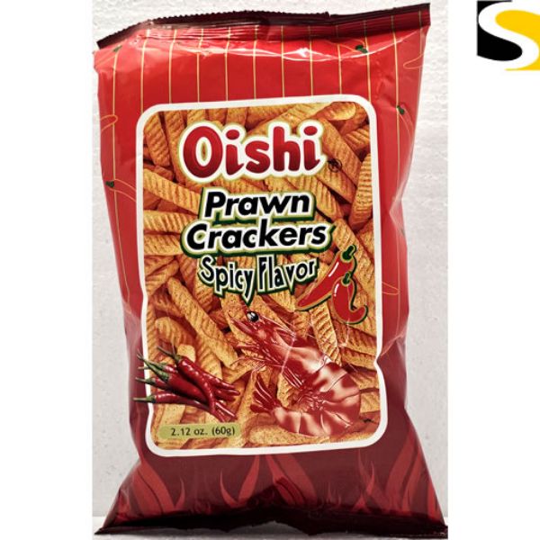 Picture of Oishi Prawn Crackers Spicy 60g