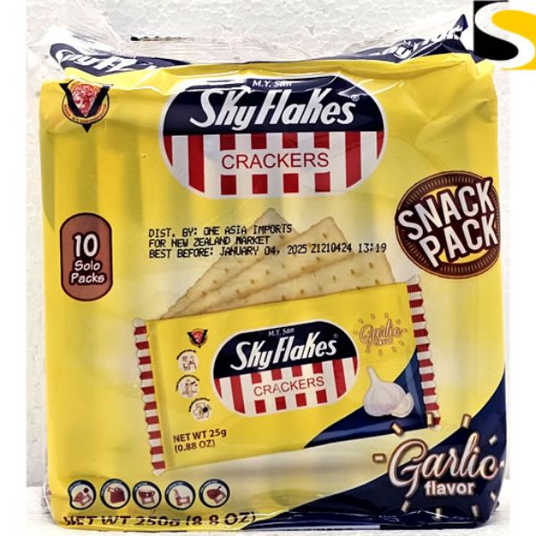 Picture of Sky Flakes Crackers Garlic 250g