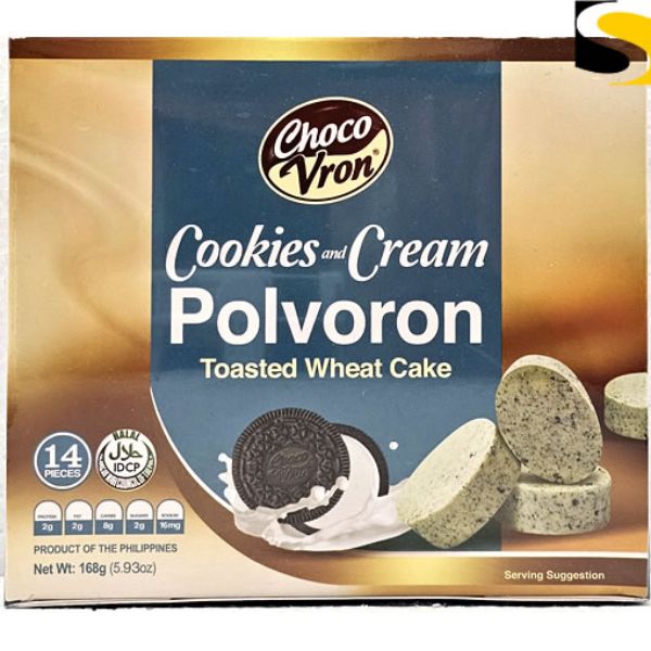 Picture of Choco Vron Polvoron Cookies and Cream Gift Pack Size 14x12g