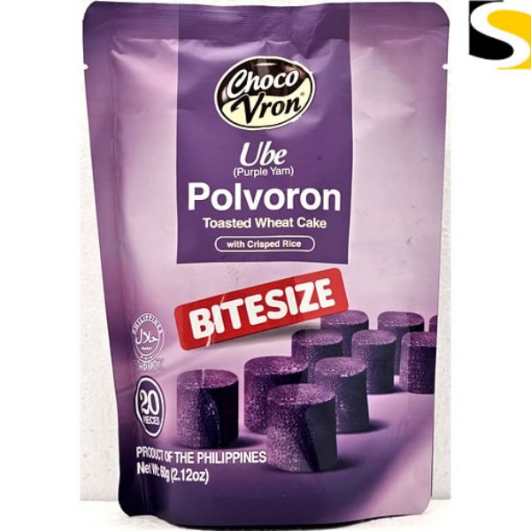 Picture of Choco Vron Polvoron Ube Bite Size 20x3g