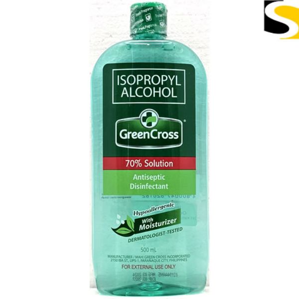 Picture of Green Cross Isopropyl Alcohol 70 % w/ Moisturizer 500ml