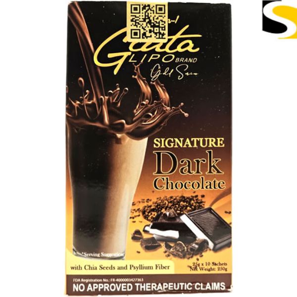 Picture of Gluta Lipo Gold Dark Chocolate 10s 250g