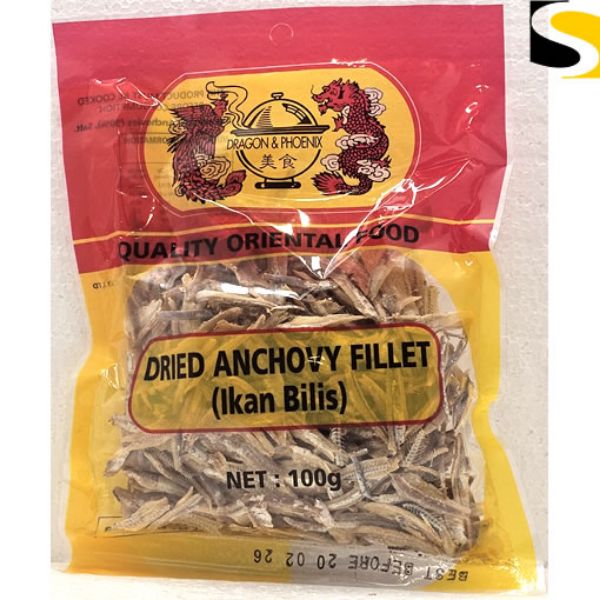 Picture of Dragon & Phoenix Dried Anchovy Fillet 100g